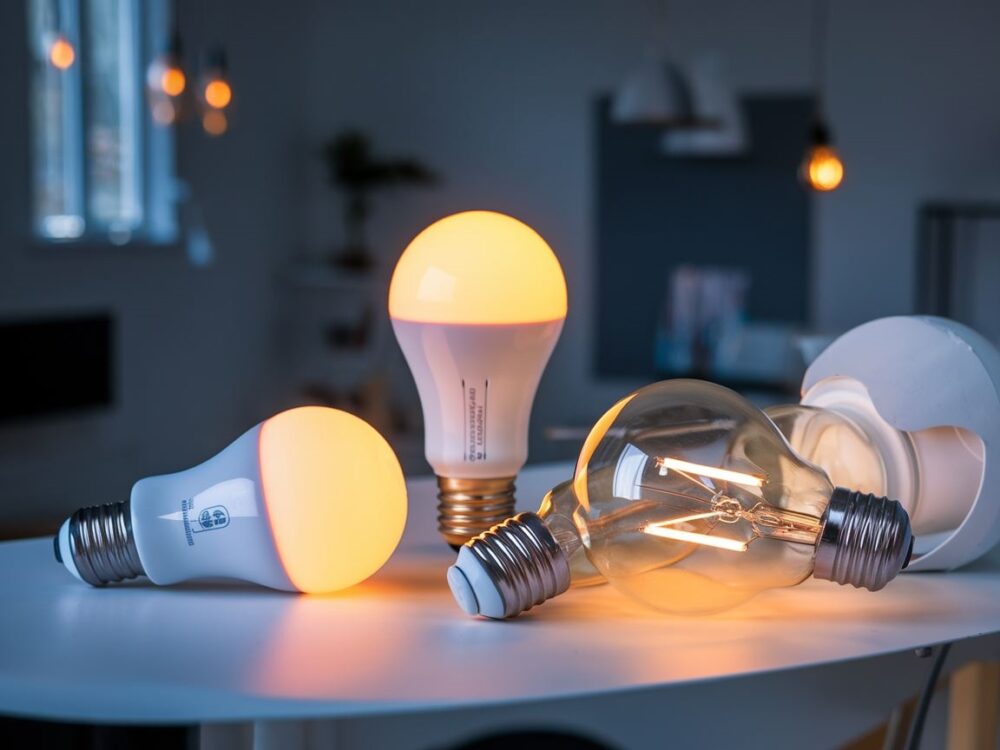 chłodne żarówki