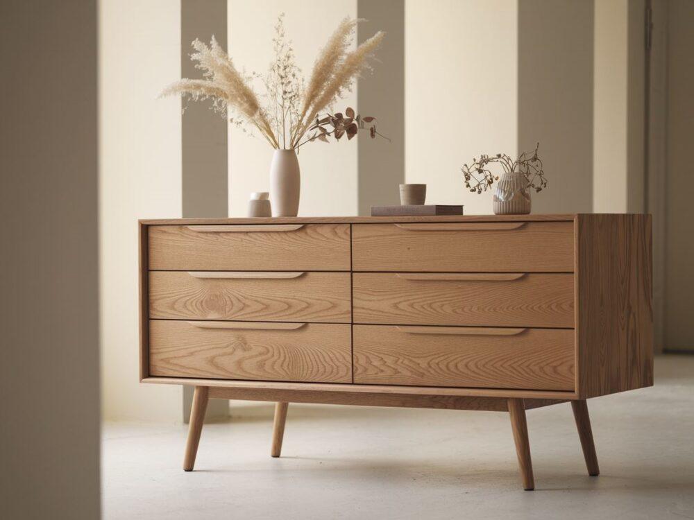 drewniana komoda nowoczesna