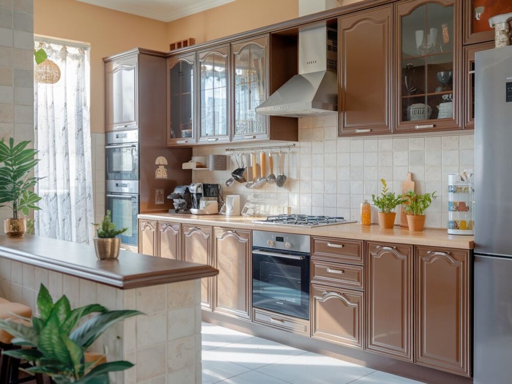 elegancki blat w kuchni