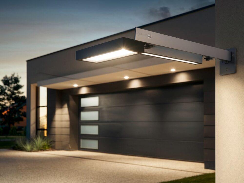 halogen nad garażem