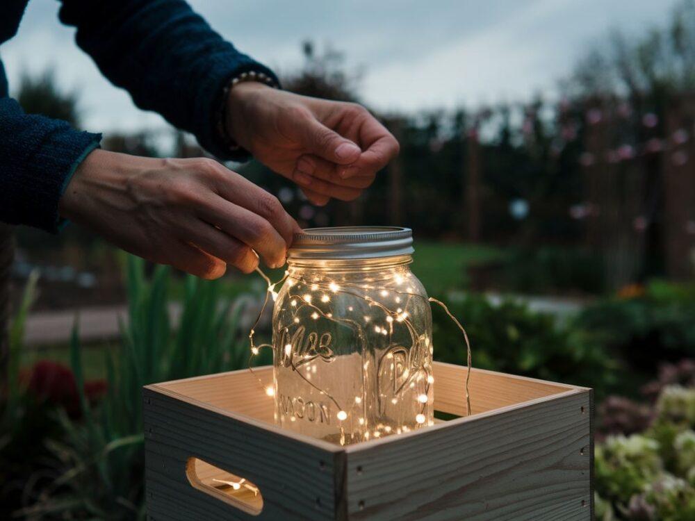 lampy ogrodowe DIY