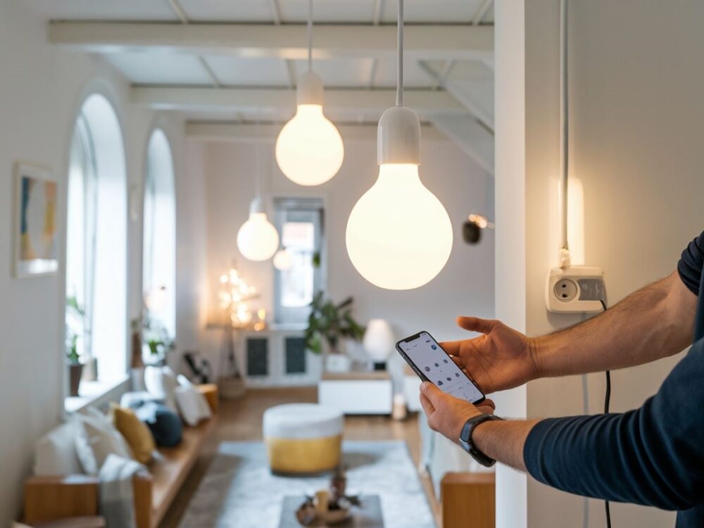montaż systemu smart lighting