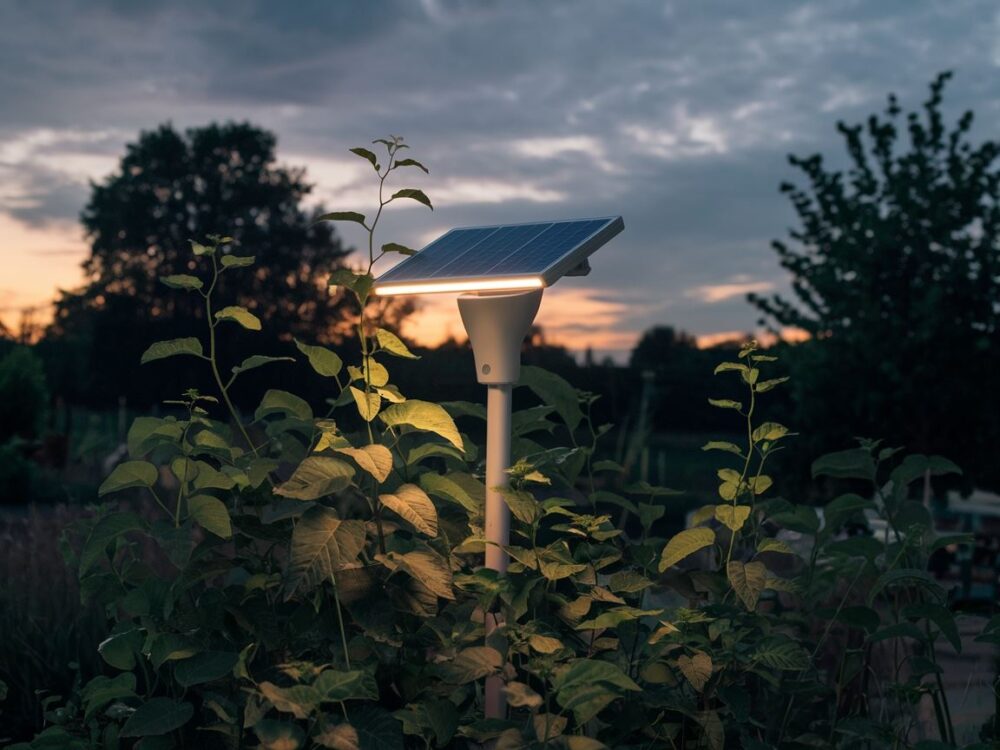 nieswiecąca lampa ogrodowa
