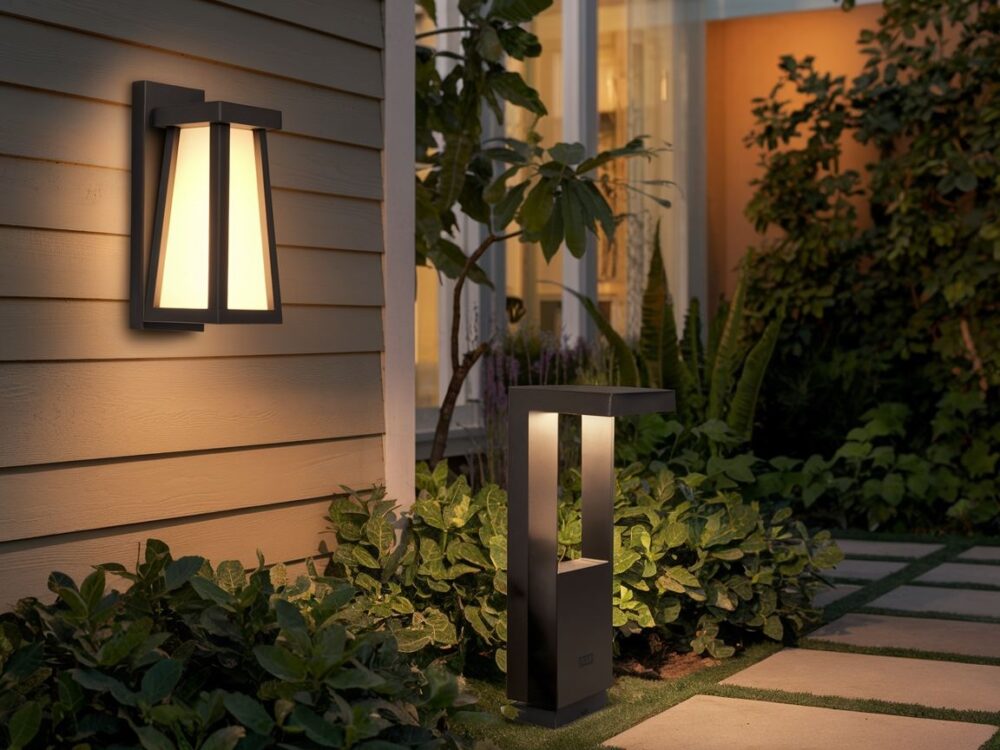 nowoczesne lampy elewacyjne