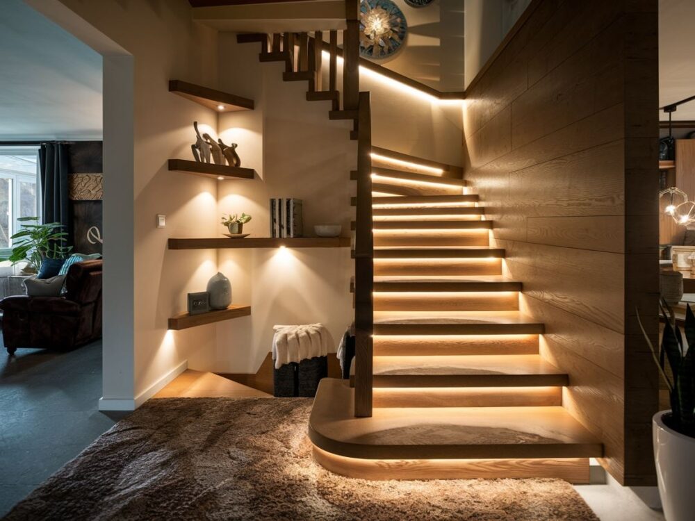 oświetlenie schodowe LED