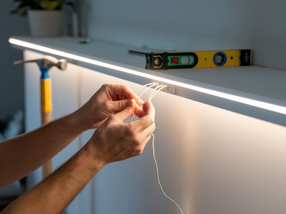 podłączanie taśmy LED