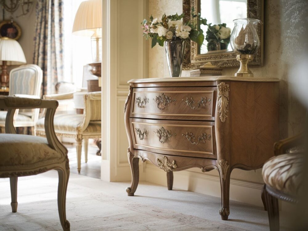 stylowa komoda z epoki Ludwika XV