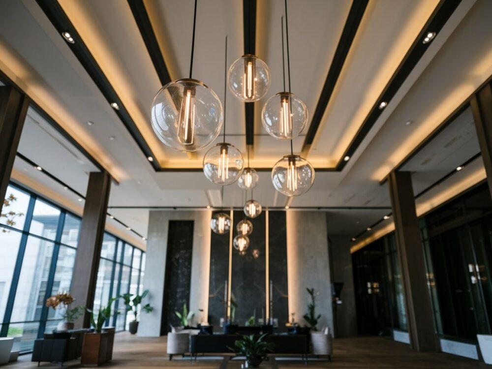 żyrandol kula nowoczesny